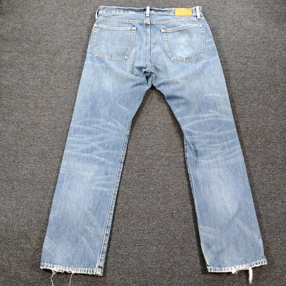 Polo Ralph Lauren Jeans Mens 33x32 Hampton Relaxed Straight Blue Denim Classic